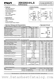 2SK2252-01L datasheet pdf Fuji Electric