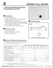 2W10G datasheet pdf Fuji Electric