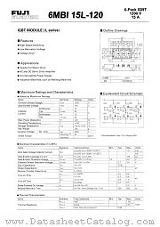 6MBI15L-120 datasheet pdf Fuji Electric