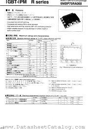 6MBP75RA060 datasheet pdf Fuji Electric