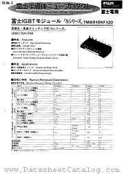 7MBR10NF120 datasheet pdf Fuji Electric
