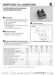 AKBPC3505 datasheet pdf Fuji Electric
