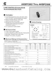 AKBPC603 datasheet pdf Fuji Electric