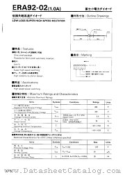 ERA92-02 datasheet pdf Fuji Electric