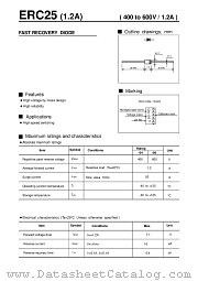 ERC25 datasheet pdf Fuji Electric
