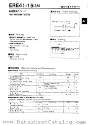 ERE41-15 datasheet pdf Fuji Electric