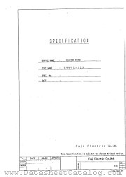ERW12-120 datasheet pdf Fuji Electric