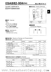 ESAB82-004 datasheet pdf Fuji Electric