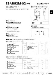 ESAB92M-02 datasheet pdf Fuji Electric