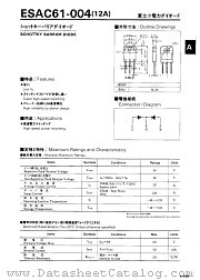 ESAC61-004 datasheet pdf Fuji Electric