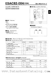 ESAC82-004 datasheet pdf Fuji Electric
