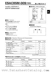 ESAC85M-009 datasheet pdf Fuji Electric