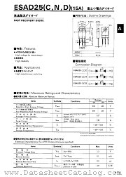 ESAD25C datasheet pdf Fuji Electric