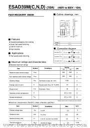 ESAD39MC datasheet pdf Fuji Electric