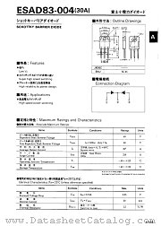 ESAD83-004 datasheet pdf Fuji Electric
