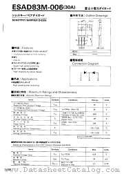 ESAD83M-006 datasheet pdf Fuji Electric