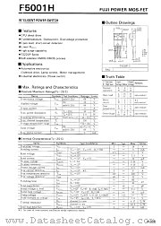 F5001H datasheet pdf Fuji Electric