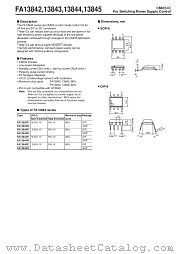 FA13842N datasheet pdf Fuji Electric