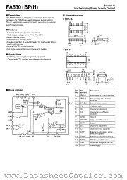 FA5301BPN datasheet pdf Fuji Electric