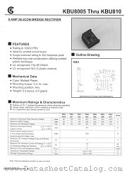 KBU806 datasheet pdf Fuji Electric