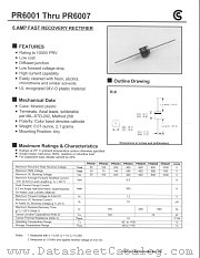 PR6006 datasheet pdf Fuji Electric