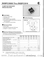 RKBPC3510 datasheet pdf Fuji Electric