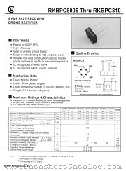 RKBPC802 datasheet pdf Fuji Electric
