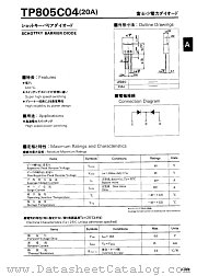 TP805C04 datasheet pdf Fuji Electric