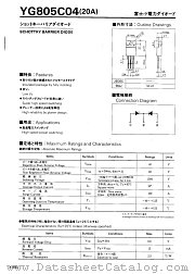 YG805C04 datasheet pdf Fuji Electric