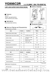 YG906C2R datasheet pdf Fuji Electric