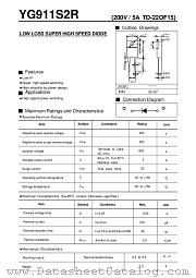 YG911S2R datasheet pdf Fuji Electric