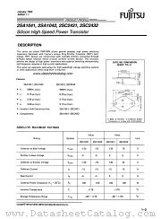 2SA1041 datasheet pdf Fujitsu Microelectronics