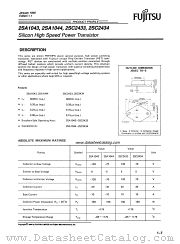 2SA1044 datasheet pdf Fujitsu Microelectronics