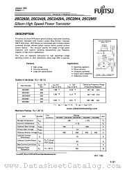 2SC2920 datasheet pdf Fujitsu Microelectronics