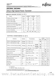 2SC2964 datasheet pdf Fujitsu Microelectronics