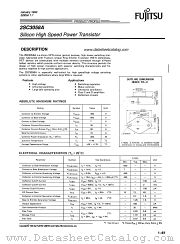 2SC3058A datasheet pdf Fujitsu Microelectronics