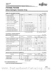 FT5764M datasheet pdf Fujitsu Microelectronics