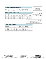7151 datasheet pdf Gilway Technical Lamp