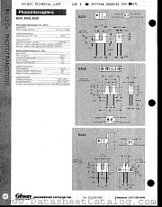 EA33 datasheet pdf Gilway Technical Lamp
