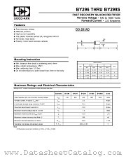BY299S datasheet pdf GOOD-ARK Electronics