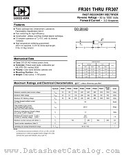 FR307-STR datasheet pdf GOOD-ARK Electronics
