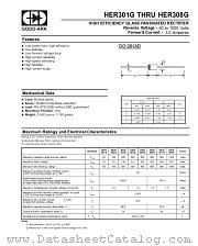 HER305G datasheet pdf GOOD-ARK Electronics
