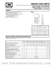KBP02 datasheet pdf GOOD-ARK Electronics