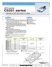 C5331-03 datasheet pdf Hamamatsu Corporation