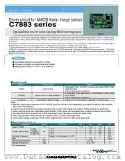 C7883-20 datasheet pdf Hamamatsu Corporation