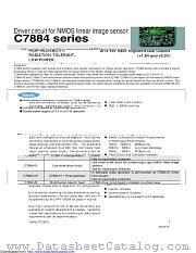 C7884-20 datasheet pdf Hamamatsu Corporation