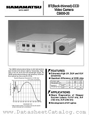 C8000-20 datasheet pdf Hamamatsu Corporation