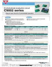 C9052-02 datasheet pdf Hamamatsu Corporation
