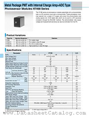 H7468-03 datasheet pdf Hamamatsu Corporation