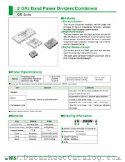 2D-2000M-2 datasheet pdf Hirose Electric